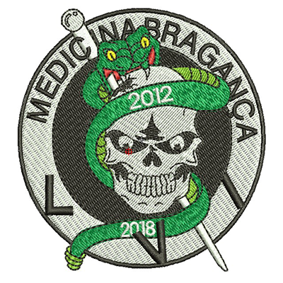 Matriz de matriz Matriz De Bordado Medicina Bragança